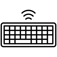 wireless keyboard Icon 4528942